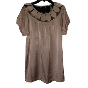 Arden B. Mauve Short Sleeves Blouse Size Medium